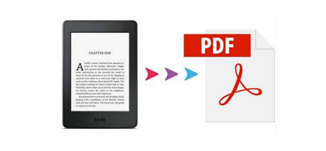 can you convert Kindle books to PDF format?